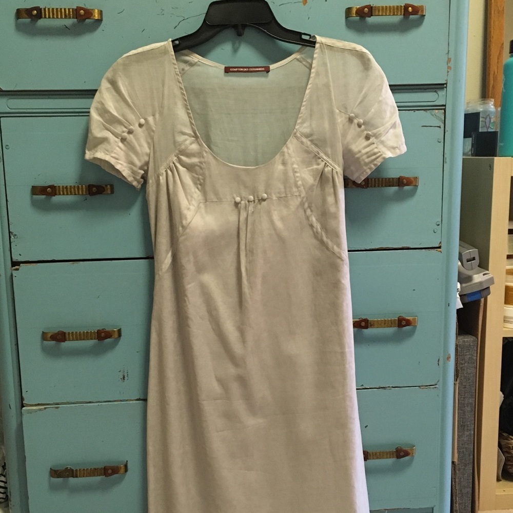 Comptoir des Cotonniers button dress